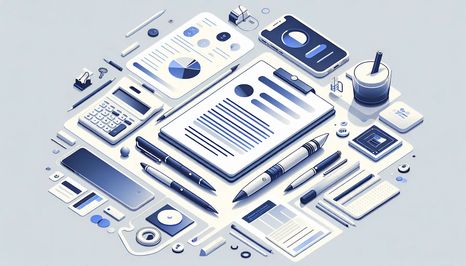 Handwerker erstellt ein professionelles Angebot auf dem Tablet