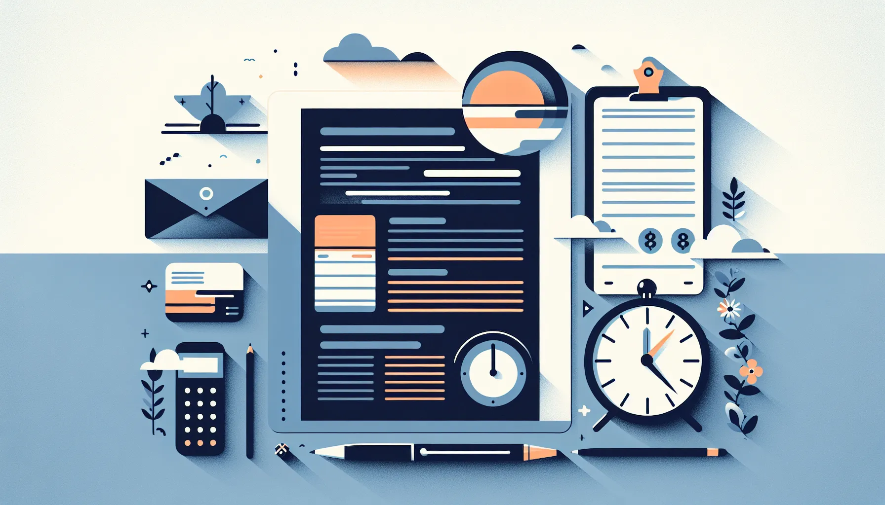 Handwerker schreibt eine Mahnung an einen säumigen Kunden