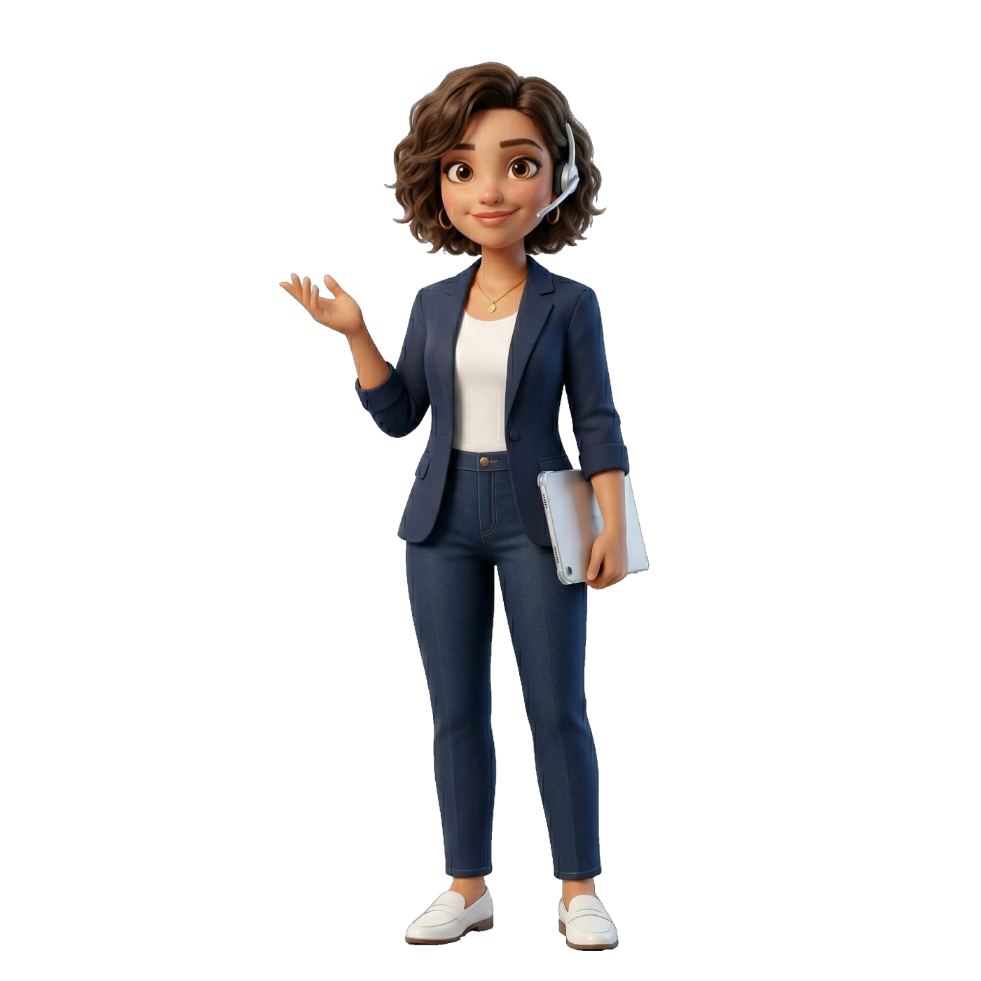 Julia — Your AI Office Assistant with headset